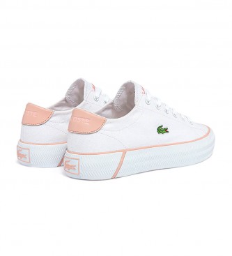 Lacoste Chaussures Gripshot BL blanc, rose