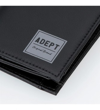 Joumma Bags Adept Mark Leather Wallet - Card Holder Black