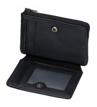 Joumma Bags Adept Mark Leather Wallet - Card Holder Black