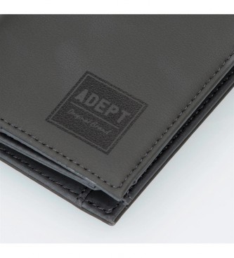 Joumma Bags Adept Mark leather wallet - Card holder gray
