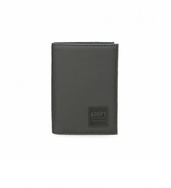Joumma Bags Adept Mark Vertikalna denarnica s sivim kovčkom za kovance
