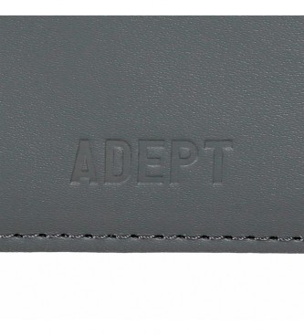 Joumma Bags Adept Mark vertical wallet with grey coin purse