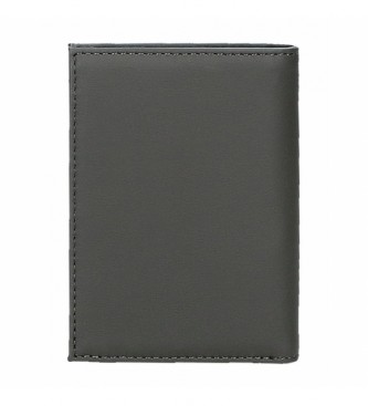 Joumma Bags Adept Mark vertical wallet with grey coin purse