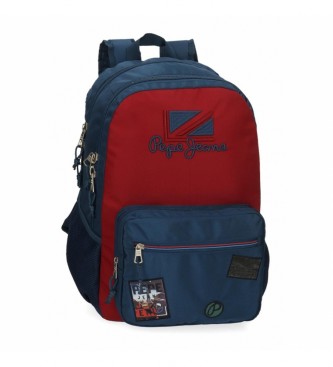 Pepe Jeans Pepe Jeans Chest backpack two compartments red