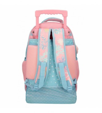 Enso Backpack 2 wheels Enso Keep The Oceans Clean blue, pink