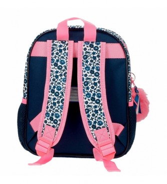 Disney Minnie Make it Rain bows mochila pr-escolar 28cm azul