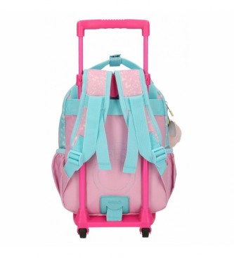 Enso Pequena mochila de unicrnio Enso Magic com carrinho cor-de-rosa