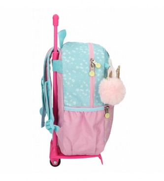 Enso Enso Magic unicorn stroller backpack with pink trolley