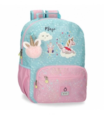 Enso Enso Magic unicorn computer backpack pink