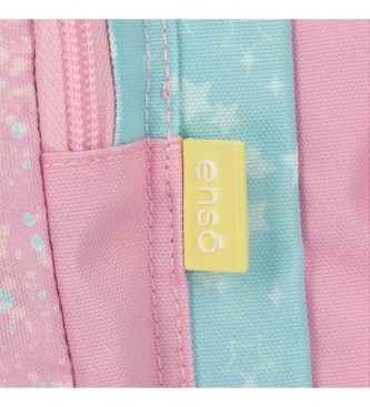 Enso Enso Magic Unicorn Backpack duplo compartimento adaptvel rosa