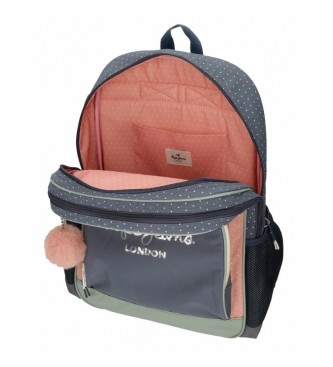 Pepe Jeans Pepe Jeans Laila adaptable backpack double compartment multicolor