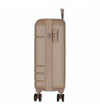 Movom Movom Galaxy Rigid Luggage Set 55-68-78cm beige