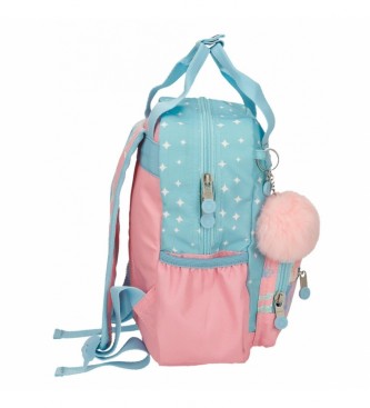 Enso Enso Keep The Oceans Clean small backpack blue, pink
