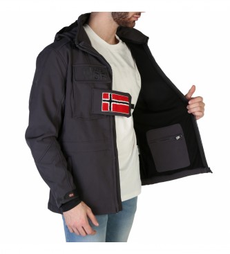 Geographical Norway Target-zip_man jacket gris