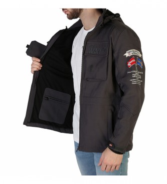 Geographical Norway Target-zip_man giacca grigio