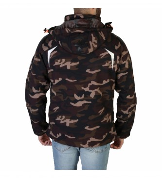 Geographical Norway Techno-camo_man jacket brown