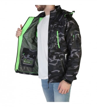 Geographical Norway Techno-camo_man jacket black