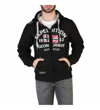 Geographical Norway Flag_man sweatshirt black