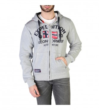 Geographical Norway Sweat-shirt gris Flag_man