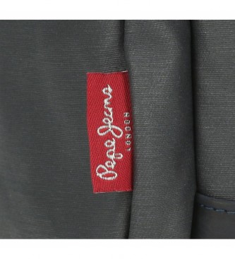 Pepe Jeans Zaino porta pc con due scomparti Pepe Jeans Hackney grigio