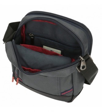 Pepe Jeans Pepe Jeans Two Compartment Shoulder Bag Hackney cinza