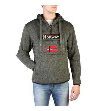 Geographical Norway Upclass_man grijs sweatshirt
