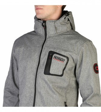 Geographical Norway Texshell_man jacket gris