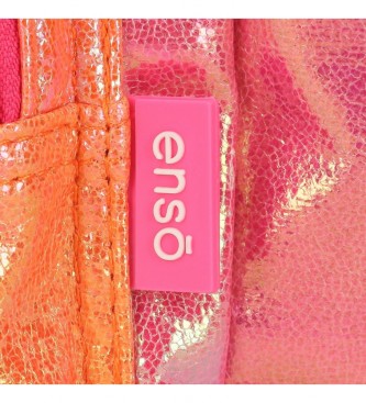 Enso Enso Cat Cuddler sac  dos adaptable  double compartiment rose