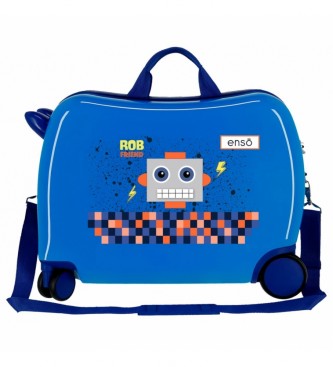 Enso Enso Rob Friend 2 kołowa walizka wielokierunkowa dla dzieci Niebieski