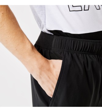 Lacoste Black logo shorts