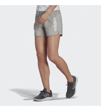 adidas Shorts Essentials Slim Logotipo Slim cinza