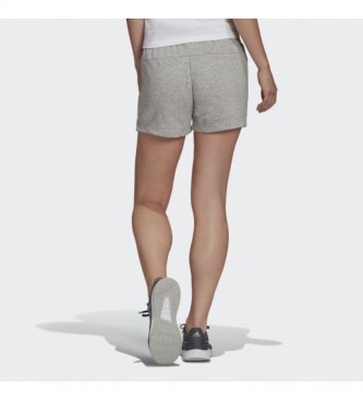 adidas Shorts Essentials Slim Logotipo Slim cinza