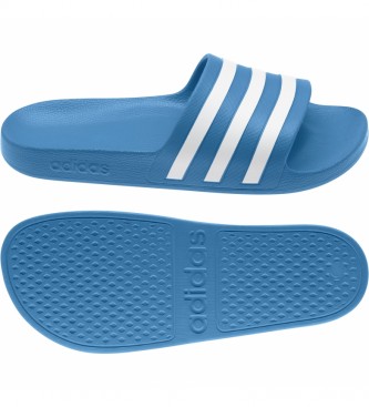 adidas Teenslippers Adilette Aqua blauw
