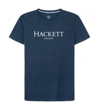 HACKETT T-shirt con logo London blu navy