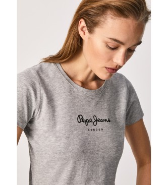 Pepe Jeans T-shirt gris New Virginia Ss N