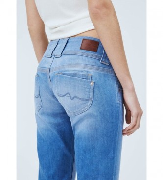 Pepe Jeans Pantaloncini di jeans Venus blu