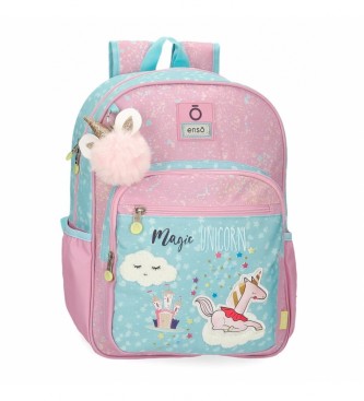 Enso Enso Magic unicorn adaptable school backpack pink