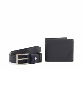 Carrera Jeans Pack Wallet and belt Flynn-Cb7492C Blue