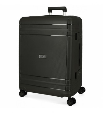 Movom Medium Dimension Hard Suitcase black -66x44x27cm