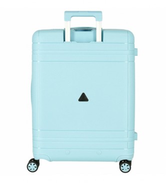 Movom Medium Suitcase Dimension Rigid Turquoise -66x44x27cm
