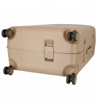 Movom Dimension Stor kuffert Rigid Dimension beige -75x50x32cm