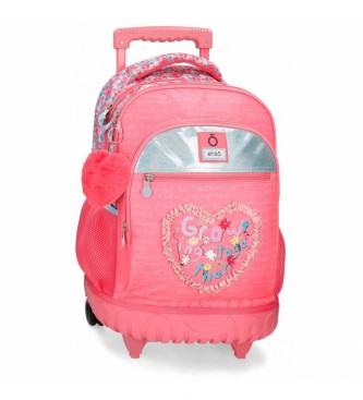 Enso Together Growing backpack pink