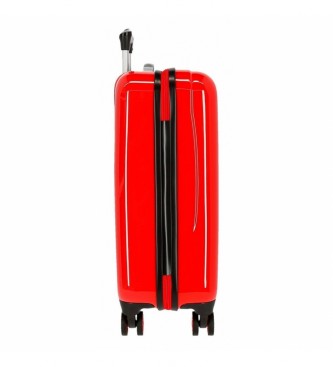 Disney Valise cabine Mickey Get Moving rouge -38x55x20cm