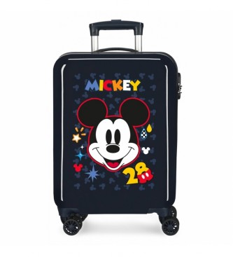 Disney Maleta de cabina Mickey Get Moving marino -38x55x20cm-