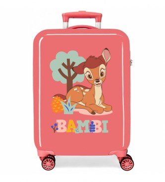 Disney Kuffert i kabinestrrelse Bambi coral -38x55x20cm
