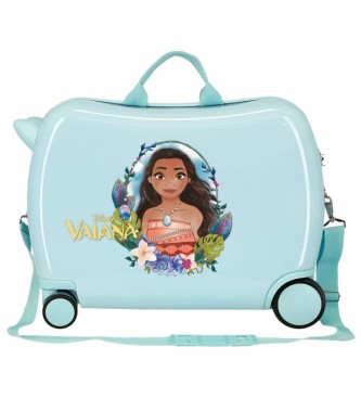 Disney Children's suitcase 2 multidirectional wheels Vaiana turquoise -38x50x20cm