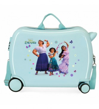 Disney Valise pour enfants 2 roues multidirectionnelles Encanto turquoise -38x50x20cm