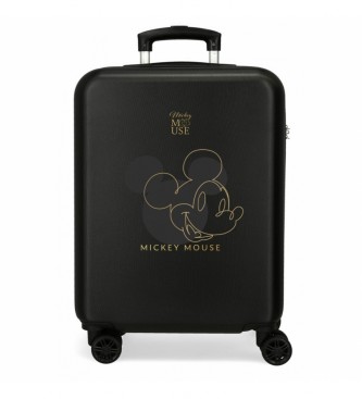 Disney Kovček velikosti kabine Mickey Outline črne barve - 38x55x20cm