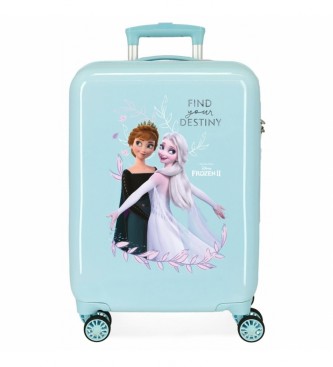 Disney Kuffert i kabinestrrelse Frozen Memories turkis -38x55x20cm
