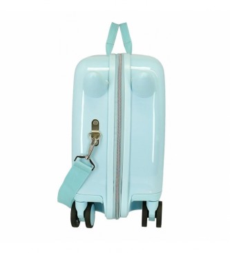 Disney Children's suitcase 2 multidirectional wheels Frozen Memories turquoise -38x50x20cm